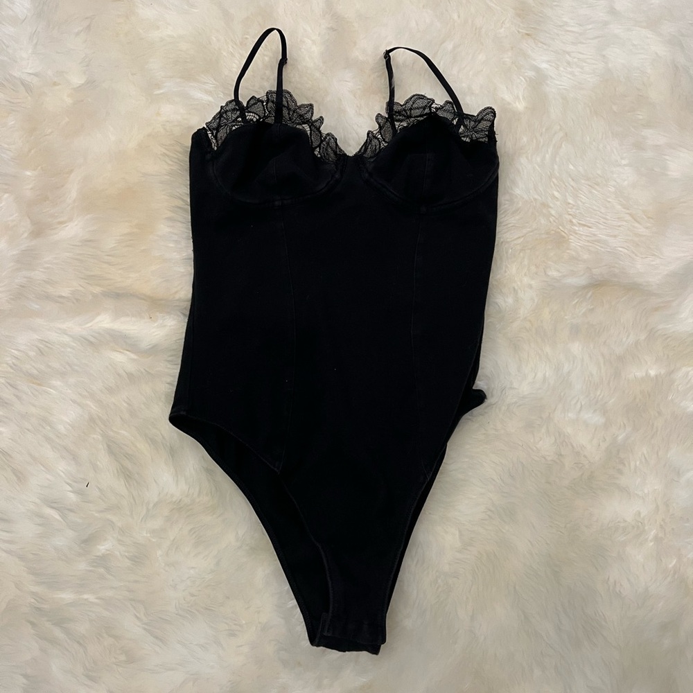 Black Victoria Secret Bodysuit